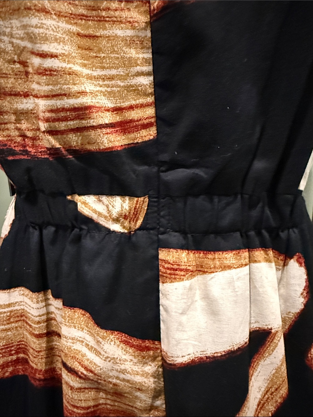 DKNY Black Maxi Dress with Cut-out Sides. - Picture 10 of 12